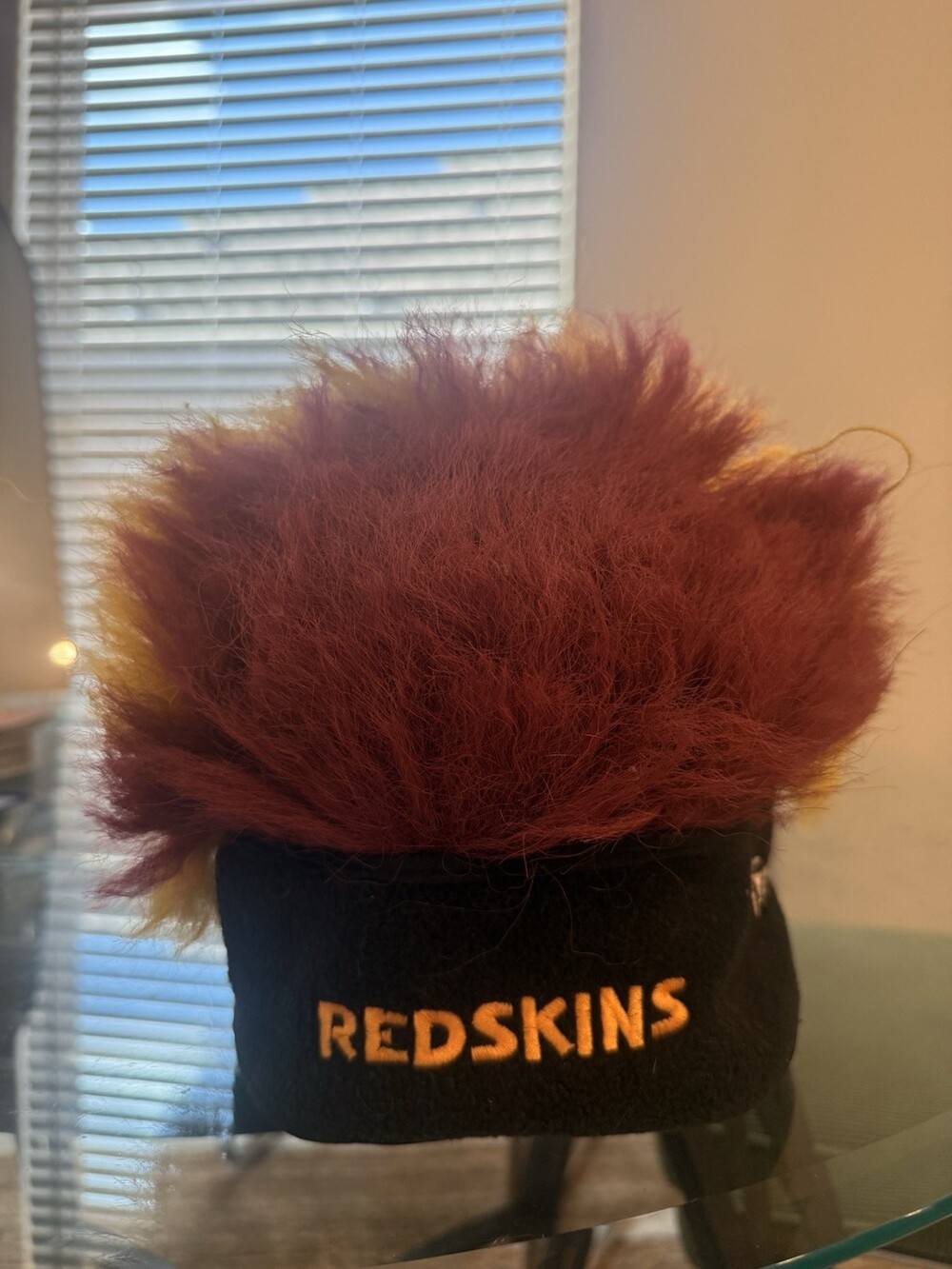 NFL Washington Red fuzz heas wig headband NFL bleachers creatures one size